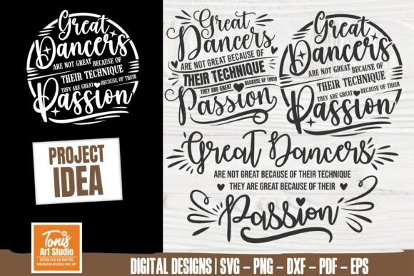 Great Dancers SVG: Graphics for Crafts & Creative Brands
